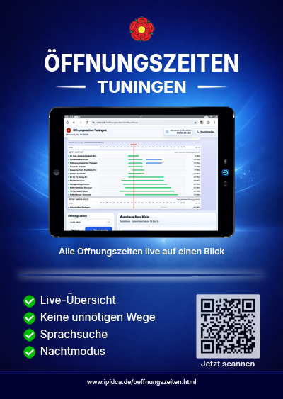 Poster Vorschau Öffnungszeiten Tuningen